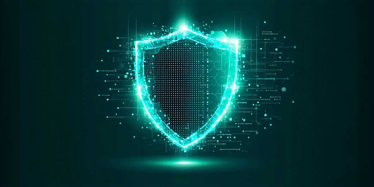 Secure data infrastructure illustration